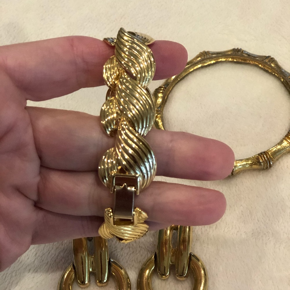Gold vintage jewelry lot - Picture 4 of 9